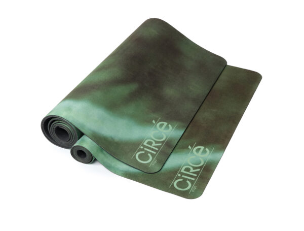green yoga mat