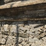 Carvings on the temple walls