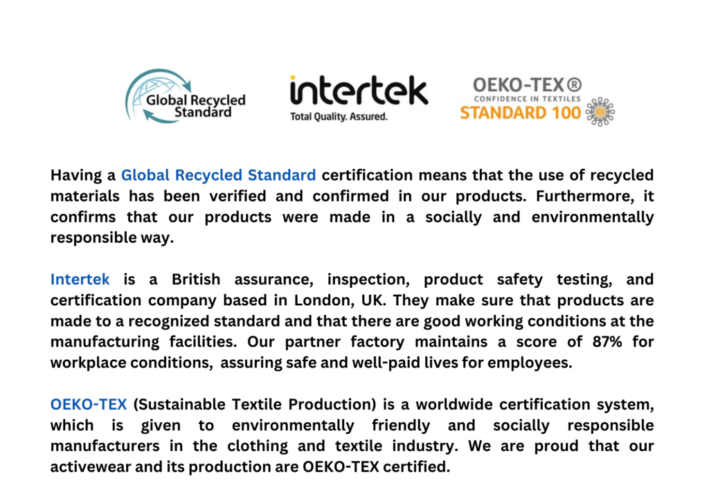 Certifications