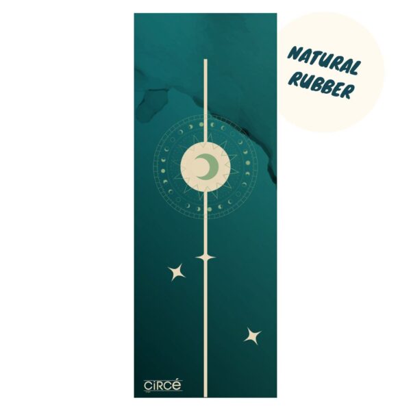Green yoga mat