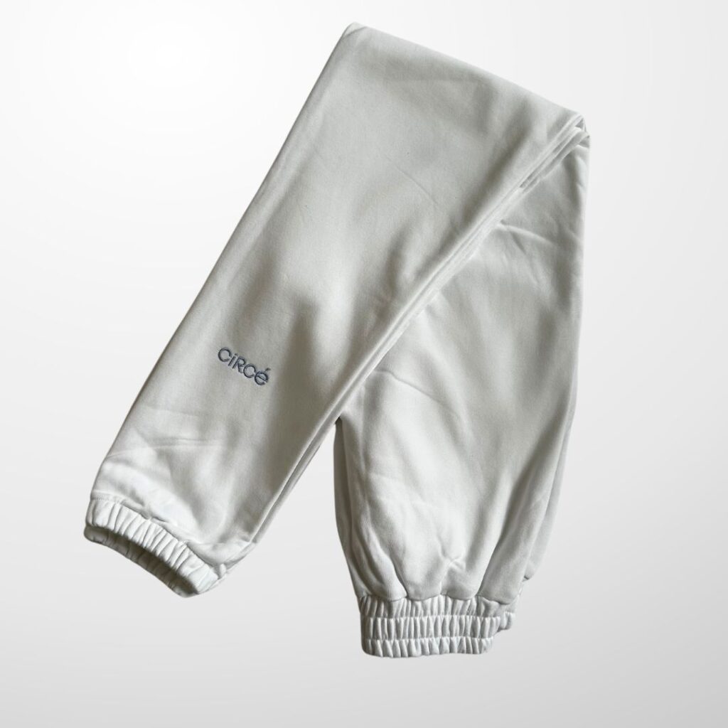 Snow white sweatpants