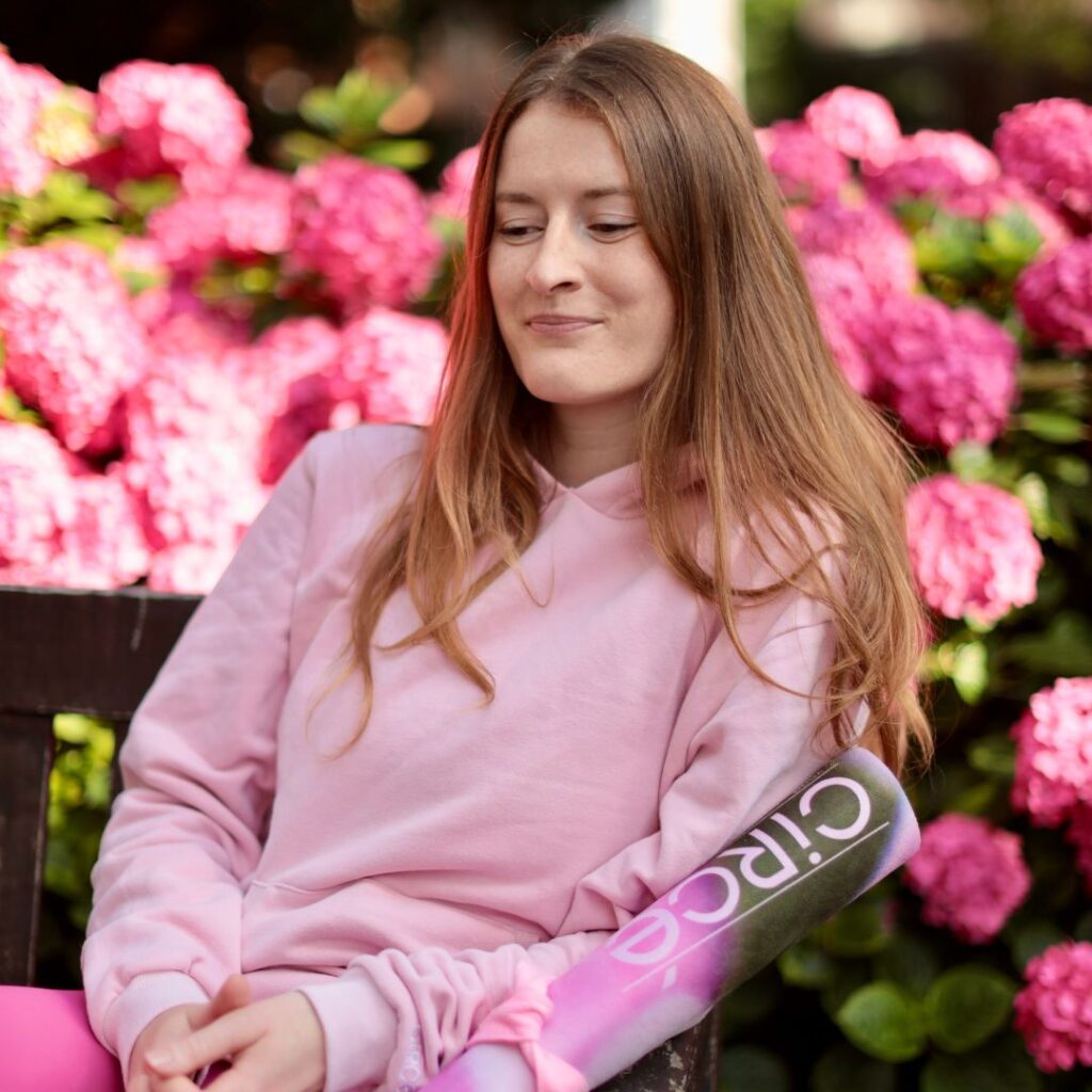 Pink sweatshirt