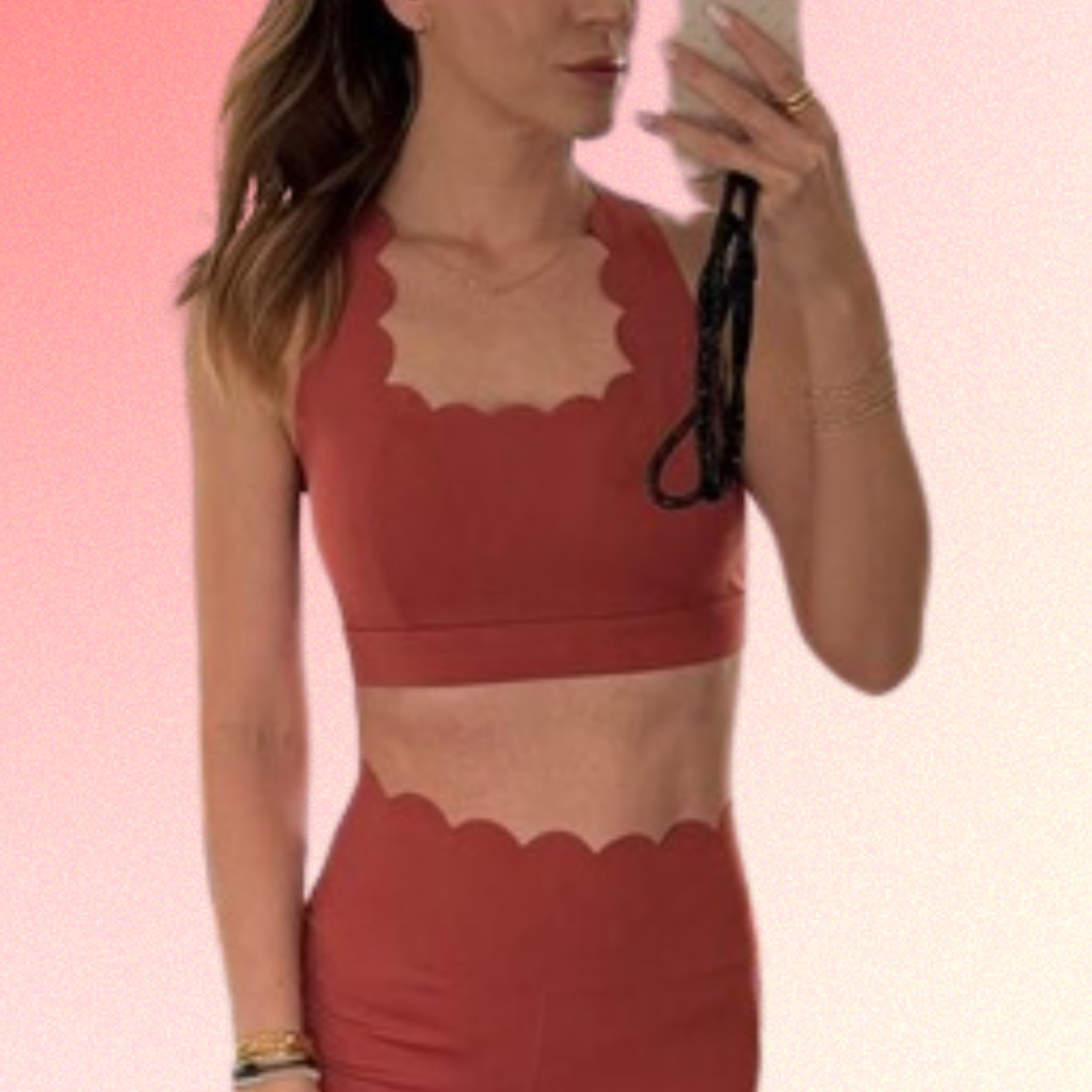 Clay orange bra